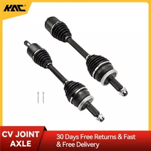 2x For 2007 2008 2009 Hyundai Santa Fe V6 3.3L Front CV Axle Shaft Set LH & RH - Picture 1 of 9