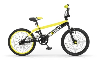 FAHRRAD 20 BMX INSTINCT MBM FAHRRAD FREESTYLE GELB ELEKTRISCH UND SCHWARZ BIKE