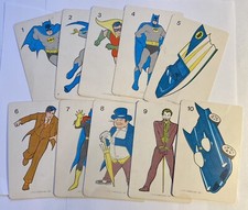 1977 Russell's Vintage DC Comics Batman & Joker Trading Card Complete Set of 10
