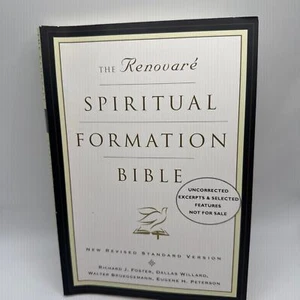 The NRSV Renovaré Spiritual Formation Bible w/ Deuterocanonical RARE PB Proof - Picture 1 of 9