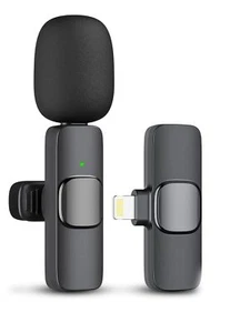Wireless Lavalier Microphone for iPhone iPad Clip Mic for Video Podcast YouTube - Picture 1 of 7