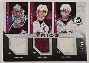 Patrick Roy / Joe Sakic / Ray Bourque 2007-08 The Cup Trios Trikot 8/15 - Bild 1 von 2