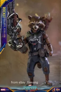 HotToys HT 1/6 Galaxy Guard Rocket Raccoon 2.0 Deluxe MMS411 - Imagen 1 de 10