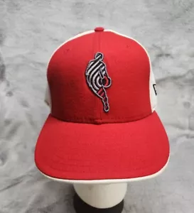 Portland trail blazers New Era Made In USA 59FIFTY Fitted Hat 7 1/8 NBa Cap - Picture 1 of 6