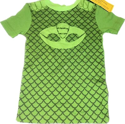 PJ Masks Boys 100% cotton Green sleep lounge Toddler shirt 5t - Image 1 of 2