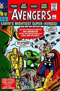 THE AVENGERS 11"x17" POSTER PRINT LOT 10 DIFFERENT COMIC BOOK COVERS - Picture 1 of 10