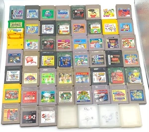 JUNK Gameboy 51 Lot Pokemon Crystal Green Japanese Game Boy Not tested Junk - Picture 1 of 12