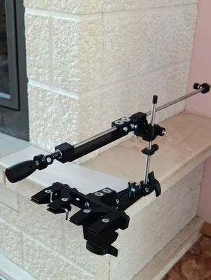 360° Knife Sharpener Jig System – Adjustable Angle Manual Tool - Image 1 of 4