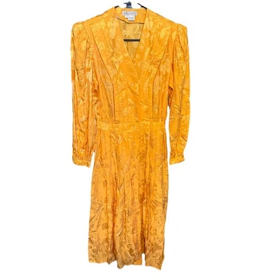 Vestido Argenti Vintage Seda Talla 6 Foto 1 de 4