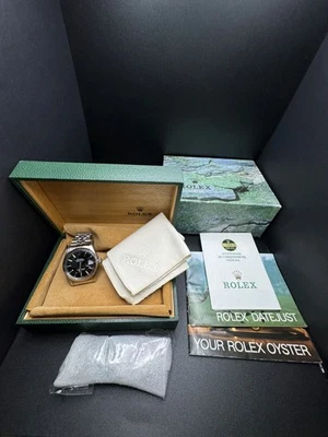 Rolex Datejust 36mm Black Dial  Box And Papers Jubilee Bracelet - Image 1 of 4
