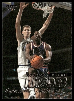 1997-98 Fleer Rodrick Rhodes Rookie Houston Rockets #262 - Image 1 of 2