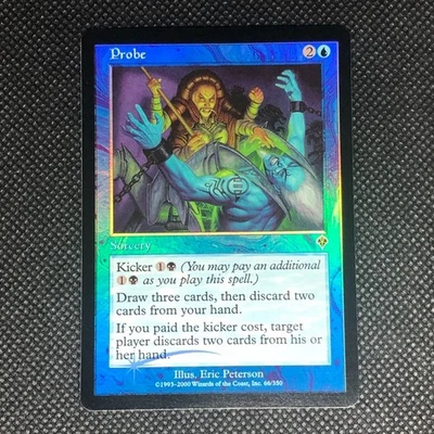 MTG Invation English Probe Foil Card Card Game Collectible Used - Image 1 of 2