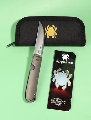 Spyderco SwayBack Frame Lock Knife (3.53" Stonewash XHP) C249TIP - Image 1 of 4