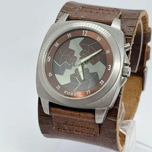 FOSSIL Uhr BIG TIC BG-1079 Quarz Ana-Digi braun Leder 7,7" Armband - Bild 1 von 18