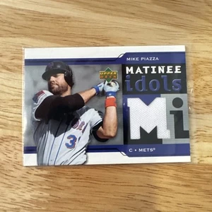 Camiseta Mike Piazza 2005 Upper Deck Matinee Idols #PI New York Mets - Imagen 1 de 2