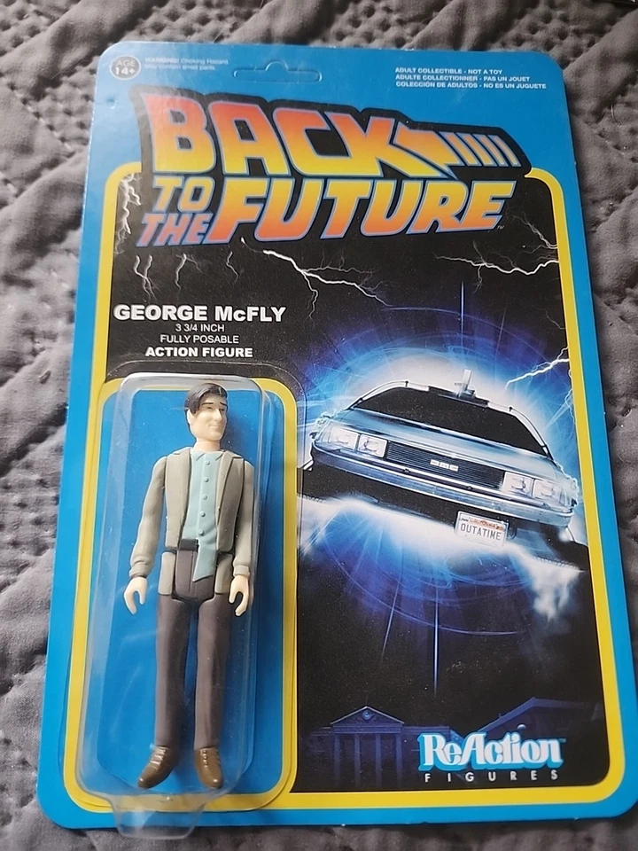 Figura de acción Funko Reaction Back to the Future George McFly Re Foto 1 de 1