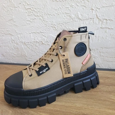 Palladium Revolt Hi TX Platform Boots Womens 9.5 Olive Green High Top Chunky - Image 1 of 4