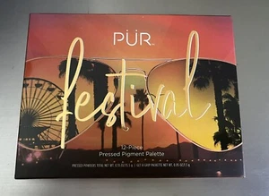 PUR FESTIVAL PALETTE 12 Piece Pressed Pigment Palette EyeShadow Limited Edition - Picture 1 of 7