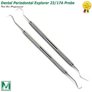 Dental Parodontal Explorer 23/17A Sonde Hygieniker Perio Sichel Scaler Towner CE - Bild 1 von 3
