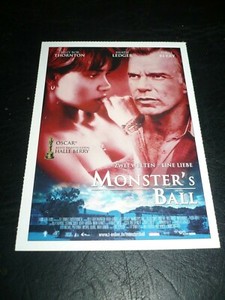 MONSTER'S BALL, film card (Billy Bob Thornton, Heath Ledger, Halle Berry)