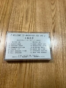 INXS – Welcome To Wherever You Are Japan promo casstte tape - Picture 1 of 3