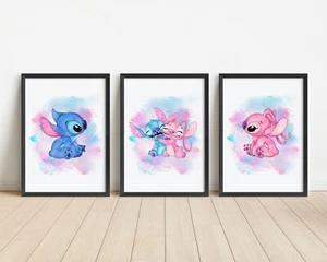 Set di punti stampe arte da parete camera bambini poster Disney regalo - Foto 1 di 1