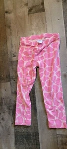 Gymboree pink giraffe youth leggings - Picture 1 of 4