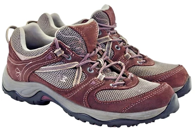 Garmont Amica Women's Brown Suede Mesh Trail Hiking Shoes Vibram Soles US 8.5 - Image 1 of 4