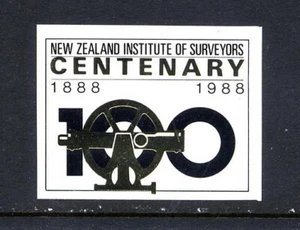 New Zealand 1988 Label Surveyor Institute 100 years Transit Alidade Plane Tables - Photo 1/1