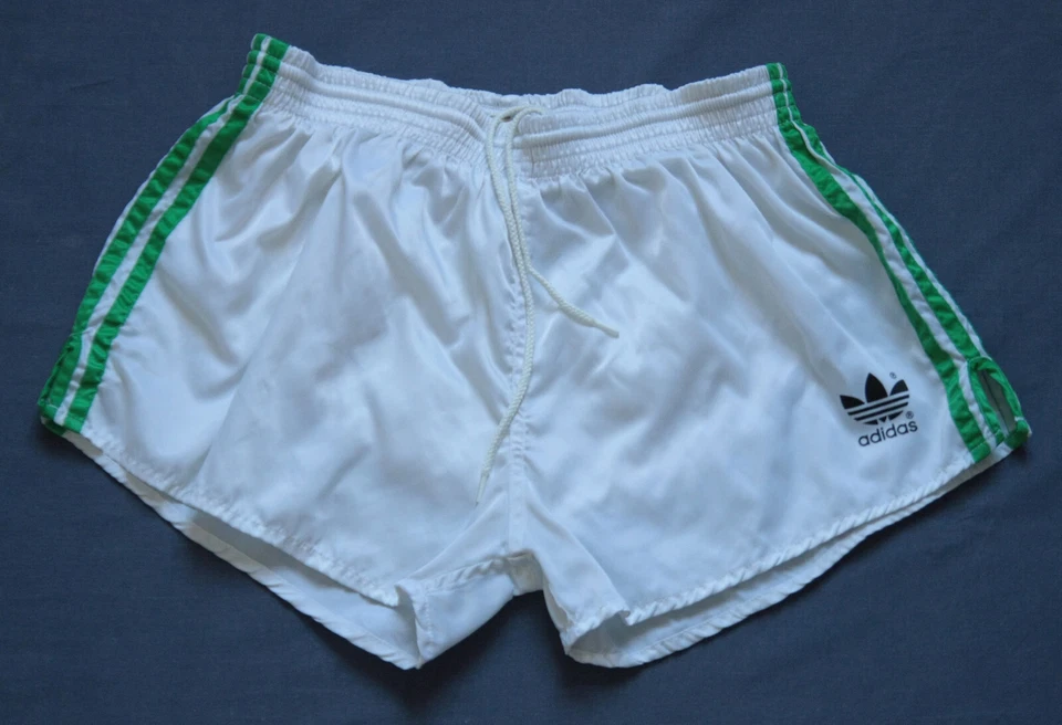 Short Adidas Nylon Sprinter Brillant Vintage Racer Retro Gay Running Années 9... - Photo 1/1