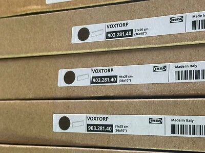 数量 1 全新宜家胡桃木效果 VOXTORP 36x10 (91x25 厘米) 抽屉前挡板 903.281.40 — 第 1/4 张图片