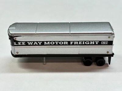 CMW Mini-Metals Semi Truck Box Trailer Lee Way Motor Freight Inc N-Scale - Image 1 of 4
