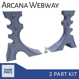 Celestial Arcana Webway - 28 mm Space Elf Tabletop Scatter Terrain Stampa 3D - Foto 1 di 7
