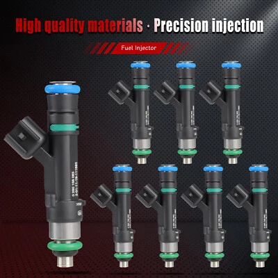 8x Fuel Injectors For Cadillac DTS SRX STS XLR  Buick Lucerne 4.6L 2006-2011 - Image 1 of 4