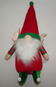 CHRISTMAS SANTA PLUSH ELF GNOME - Picture 1 of 4