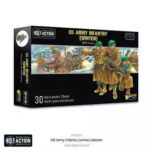 Warlord Games Bolt Action US Army Winter Infantry Platoon - Picture 1 of 6