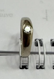 Damen Weissgoldring Grösse 17,2 18 Karat , Diamand 0,14 karat - Bild 1 von 7