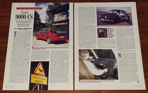 Saab 9000 CS MAGAZINARTIKEL STRASSEN- & SPURFAHRIMPRESSIONEN Trollhättan - Bild 1 von 4