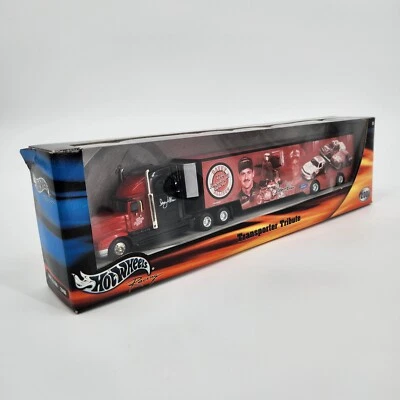 Hot Wheels Racing Transporter Tribute Davey Allison 1:64 Ford Nascar 2001 NIB - Image 1 of 4