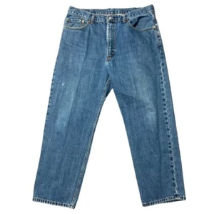 Jeans casual da uomo blu Levis 550 S40196 da lavoro casual taglia 38 x30 lavaggio medio - Foto 1 di 12