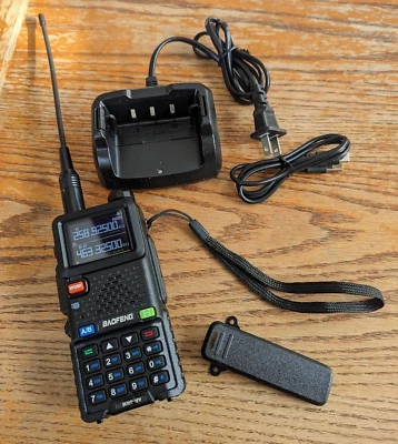 Radio 5RM Ham Radio10W Long Range Handheld AR-5RM Two Way Radio NOAA Weather Rec - Image 1 of 4