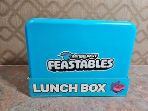 Mr. Beast Feastables Blue Plastic Lunch Box Dishwasher, Microwave, Freezer Safe - Picture 1 of 7