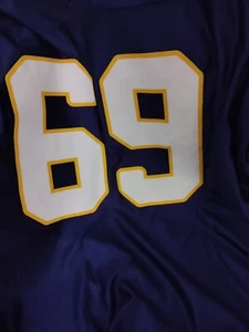 Reebok Team Apparel Minnesota Vikings Jersey #69 Allen Mens Large Purple NFL - Picture 1 of 2