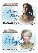 Battlestar Galactica - Colonial Warriors - Autograph & Relic Card Selection NM