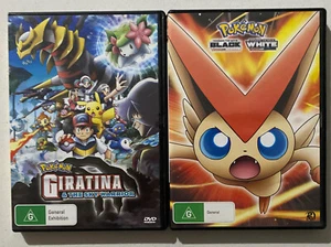 Pokemon DVD Bundle- Giratina & The Sky Warrior - Pokemon Black and White - Picture 1 of 3
