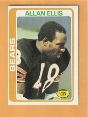 Allan Ellis Chicago Bears 1978 Topps #132 UCLA Bruins Compton California - Image 1 of 2