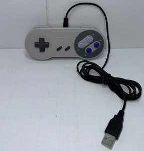 Tomee Super Nintendo SNES Style USB Controller for PC MAC Tested & Works - Picture 1 of 2
