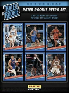 Juego de 45 cartas retro de novato Panini 2021-22 con clasificación instantánea de la NBA RC #/2502 - Imagen 1 de 2