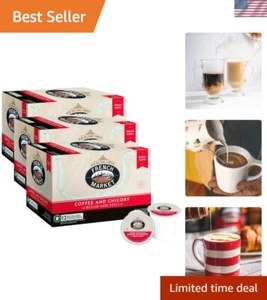 Coffee & Chicory Medium-Dark Roast Single Serve Coffee Pods, 12ct Box Pack of 3 - Picture 1 of 7