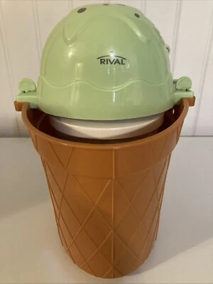 RIVAL Frozen Delights 2 cuartos de galón helado yogur sorbete máquina sin caja Foto 1 de 4